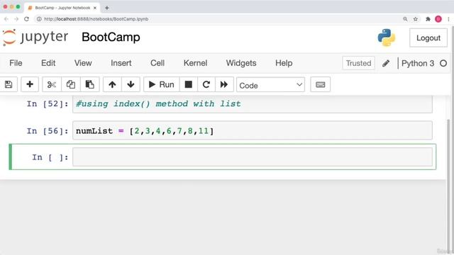019 Python List Index Method смотреть онлайн