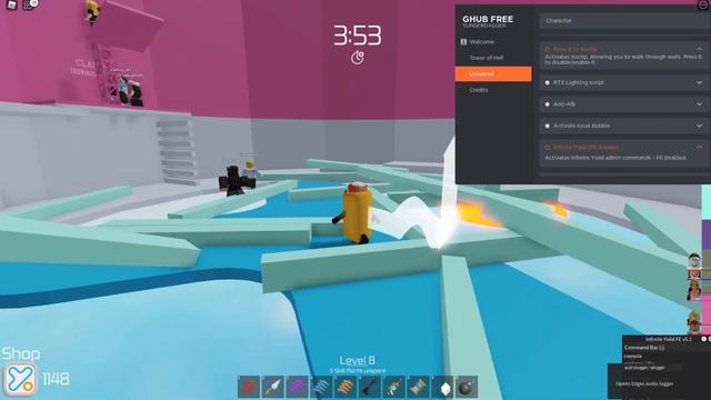 ROBLOX: TOWER OF HELL SCRIPT смотреть онлайн