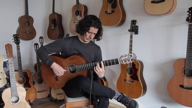 Jose Ramirez 1a 1997 "negra" flamenco guitar "Paco Cepero" - ultra rare + nice history смотреть онлайн