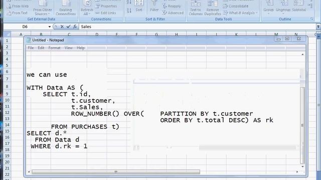 SQL for first row in each GROUP BY group смотреть онлайн