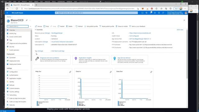 Blazor (ASP.NET Core hosted) CI/CD Pipeline with GitHub Actions + Azure App Service смотреть онлайн