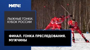 Лыжные гонки. Кубок России. Финал. Гонка преследования. Мужчины