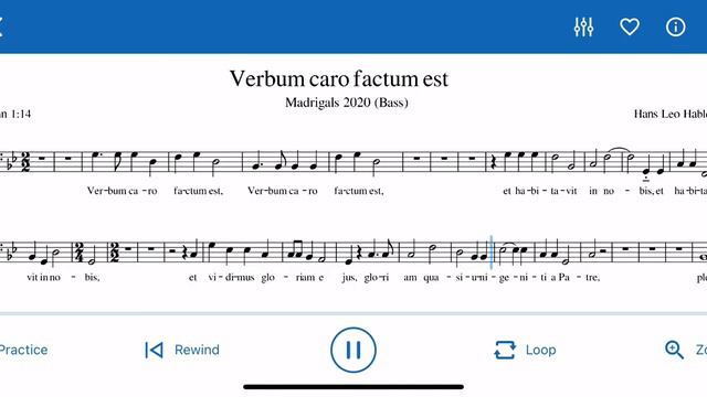 Verbum caro factum est (Bass) смотреть онлайн
