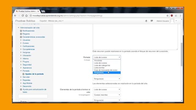 Configuración de la portada (curso de Moodle) смотреть онлайн