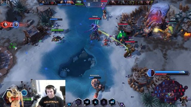 Гоняем рейтинг в Heroes Of The Storm смотреть онлайн