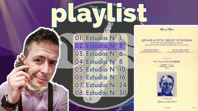Estudios FERLING para SAXOFÓN | Marcel Mule. PLAYLIST смотреть онлайн