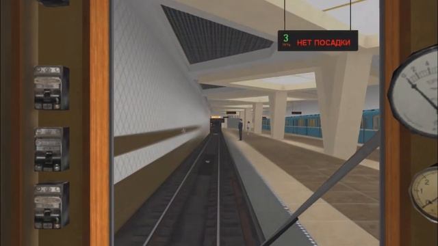 Заезд двух составов в депо 