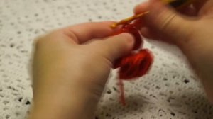 Цветок вязанный для шапки, панамки,(Crocheted flower to decorate knitwear (узор#64)