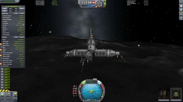Dangers of Moon Colonization - Toxic Lunar Dust - Kerbal Space Program смотреть онлайн