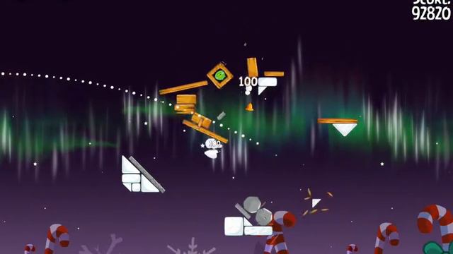 Angry Birds Seasons 3 Level 1-17 Winter Wonderham 3 Star Walkthrough смотреть онлайн