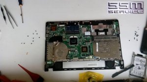 Как почистить от пыли ноутбук Asus N56V и заменить термопасту