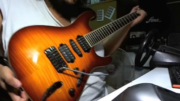 Ibanez Prestige SV5470FDSB - SynchroniZR Tremolo System - Stability TEST