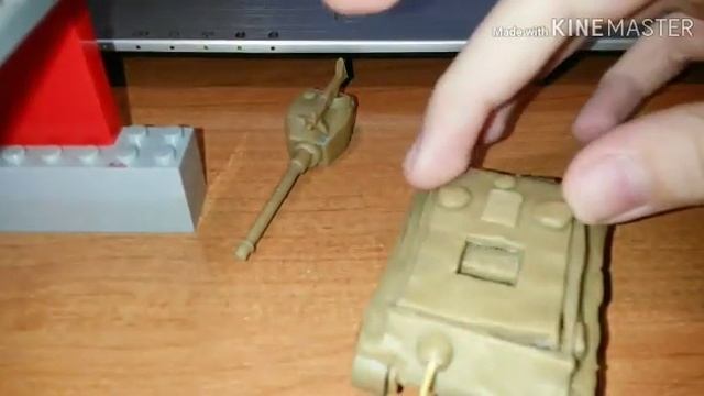 Танк Тигр 2 из пластилина. смотреть онлайн