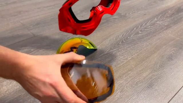 Маска сноубордическая Alpine Crown красная смотреть онлайн