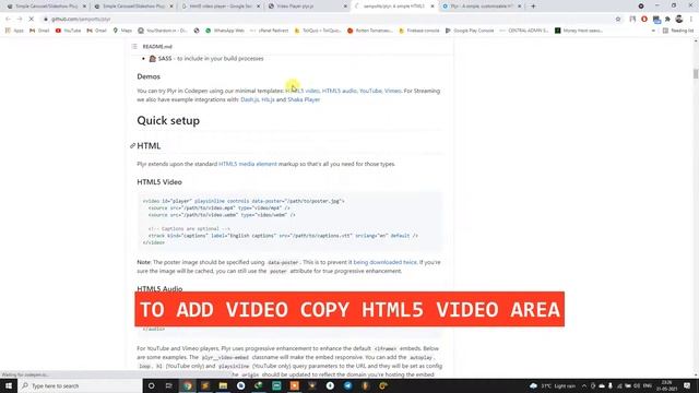 Advanced Video player with Plyr.io | html webpage me video kaise dale part 2 | html tutorial смотреть онлайн