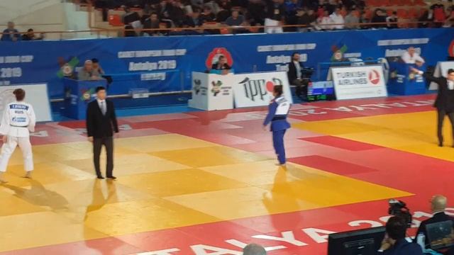 Cadet European Judo Cup - 2019 - MINKINA, Ekaterina (RUS) - ASKILASHVILI, Eter (GEO) смотреть онлайн