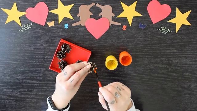 Заповедная мастерская - весенний букет из шишек!? смотреть онлайн