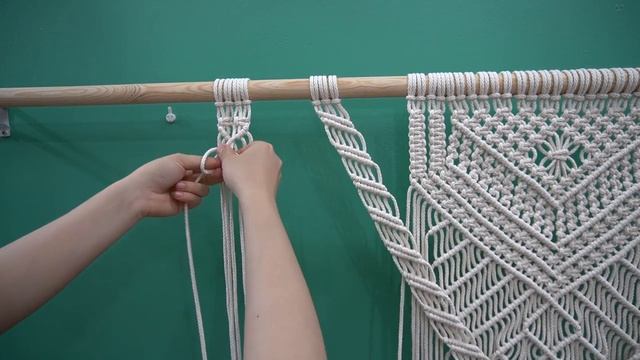 How To Make A Extra Large Macrame Wedding Backdrop | Macrame Curtain | Step By Step Tutorial