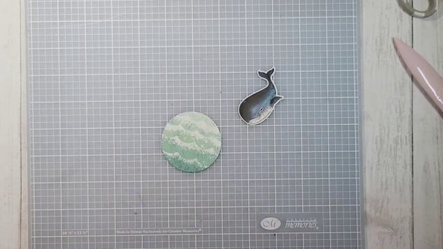 Card Tutorial using Whale Done bundle from Stampin' Up! Annual catalog June 2020 to May 2021 смотреть онлайн