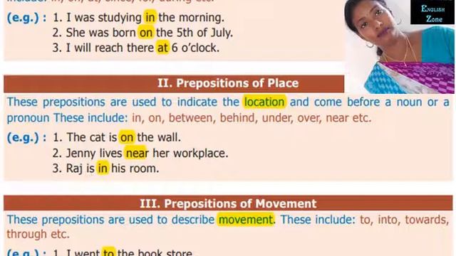 (1)PREPOSITION(LEARNING THE GAME) - PREPOSITIONS OF TIME/PLACE/MOVEMENT - 9 TH STD - NEW TN BOOKS смотреть онлайн