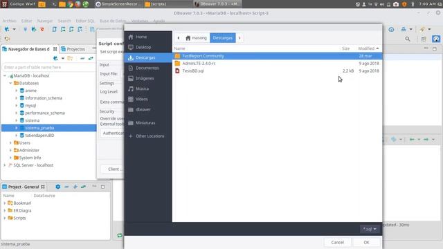 ? Cómo IMPORTAR (RESTAURAR) una base de datos en DBeaver, MySql смотреть онлайн