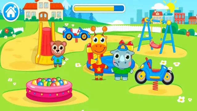 Kindergarten Animals Kids Learning - Fun Edicational Games смотреть онлайн