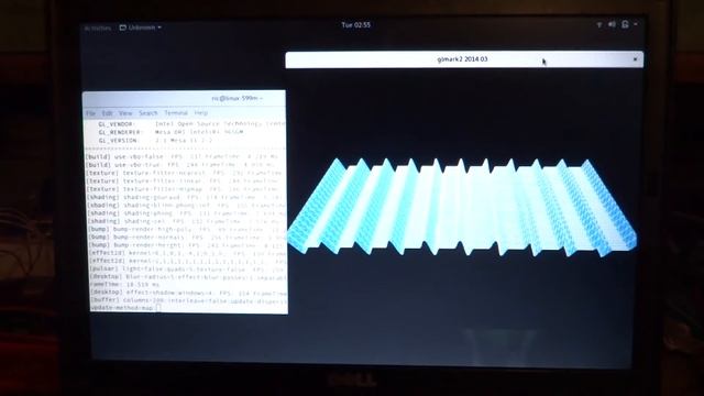 Mobile Intel GM965 Express GLMark2 Graphics benchmark смотреть онлайн