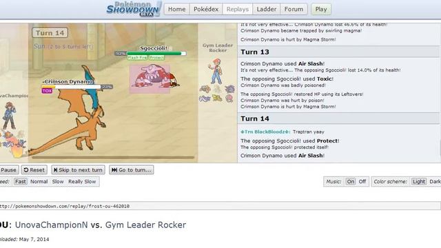 Pokemon Showdown (Frost Server) Gym Battle Vs UnovaChampionN смотреть онлайн
