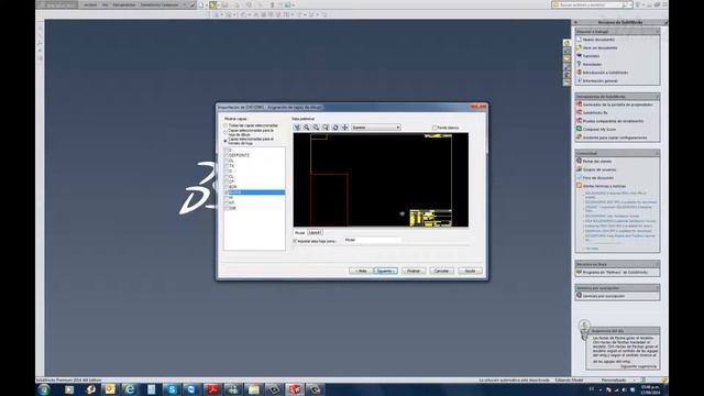¿Cómo importar plantillas de dibujo de AutoCAD a SolidWorks? смотреть онлайн