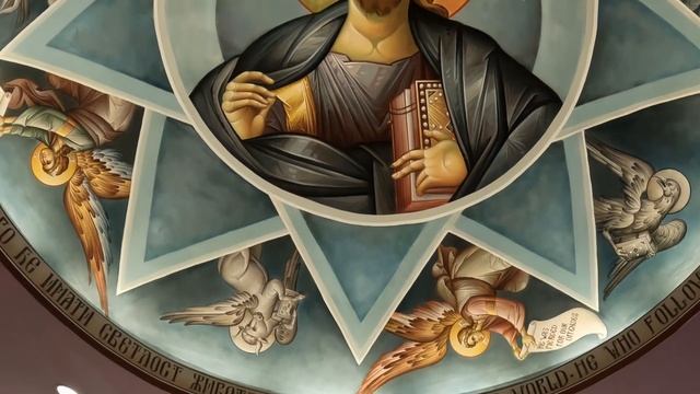 Fresco of Christ the Pantocrator +++ Фреска Христа Пандократора смотреть онлайн