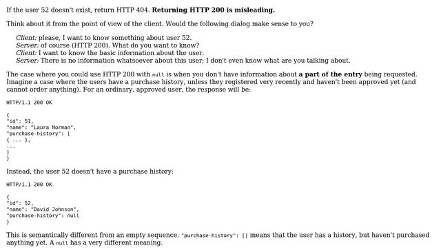 Software Engineering: JSON API specification : When do I need to return a 404 not found? смотреть онлайн