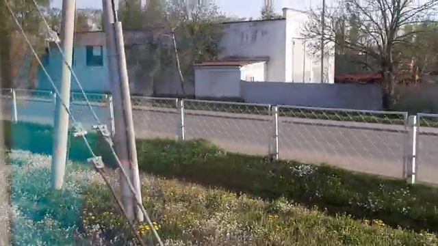 Вид из окна поезда, по маршруту: Великий Новгород- Санкт-Петербург смотреть онлайн