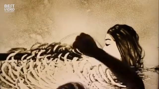 Как люди рисуют песком... смотреть онлайн