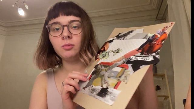 Клею коллаж l Коллажный день l Посещаю мастер-класс по коллажу смотреть онлайн