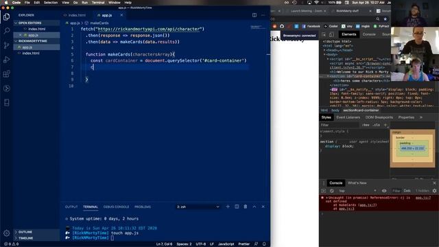 Rick and Morty Basic JS app 1 смотреть онлайн
