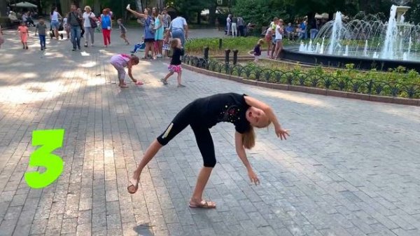 ГИМНАСТИКА В ОБЩЕСТВЕННЫХ МЕСТАХ / Реакции людей / Мисс Николь