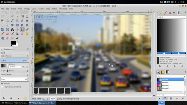 Miniature Photo Tutorial in Gimp смотреть онлайн
