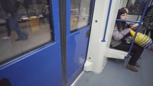 Bulgaria, Sofia, Metro ride from Софийски университет Св. Климент Охридски to стадион Васил Левски