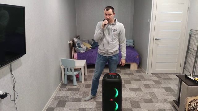Режим караоке JBL Partybox 310 микрофон Sony vf120 настройка голос качество тест звука смотреть онлайн