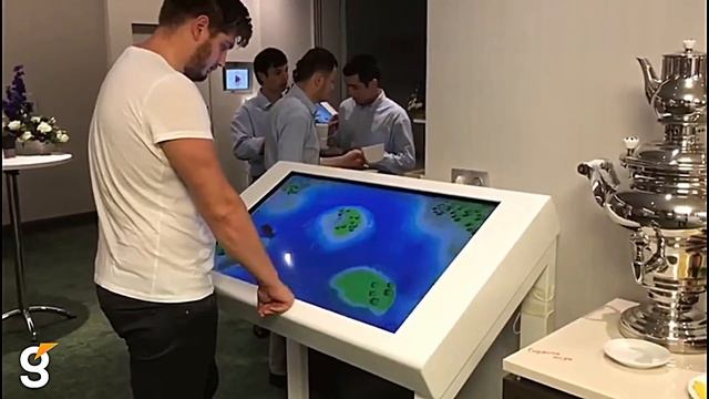 Интерактивный стол | Сенсорный стол смотреть онлайн