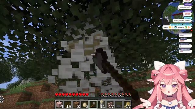 【MINECRAFT】 let's build with cherry blossom wood!!【Kirispica | V-Dere】 смотреть онлайн