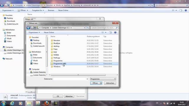 Minecraft Mit 64Bit Starten(ANMERKUNG)!!!