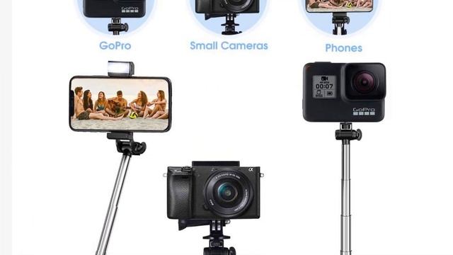 Top 5 Best Selfie Stick With Tripod In 2020 Extendable Tripod Stand with Bluetooth Remote смотреть онлайн