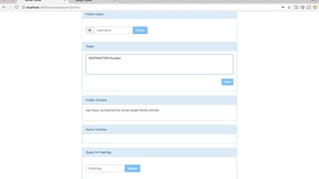 Twitter Clone - Distributed Systems смотреть онлайн