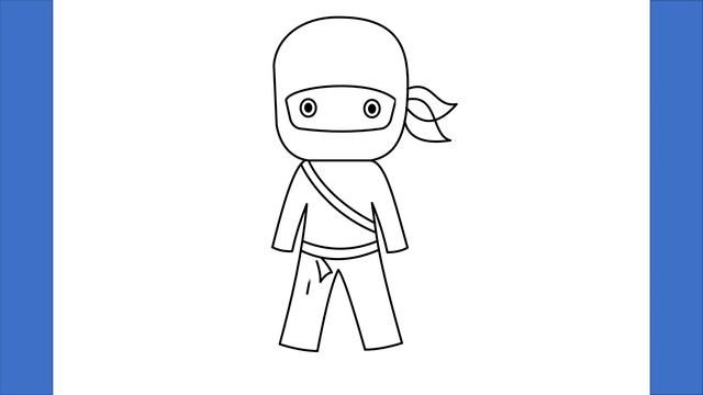 How to Draw Ninja Step by Step Drawing смотреть онлайн