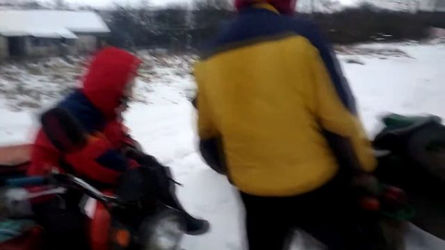 Покатушки на мотоциклах зимой смотреть онлайн