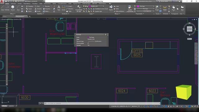 59 - Veamos las propiedades rapidas y el comando list en Autocad 2017 смотреть онлайн