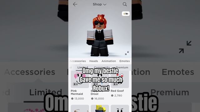 IF YOUR BESTIE OWNS ROBLOX #shorts #roblox #robloxedit #skits #trendingshorts #robloxtrend #trend смотреть онлайн