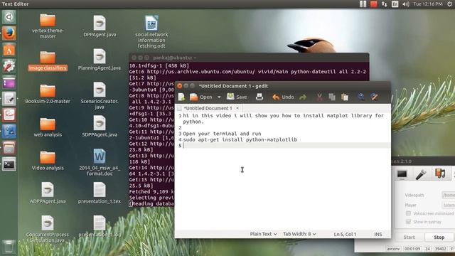 How to Install Matplot Library of Python on Ubuntu смотреть онлайн