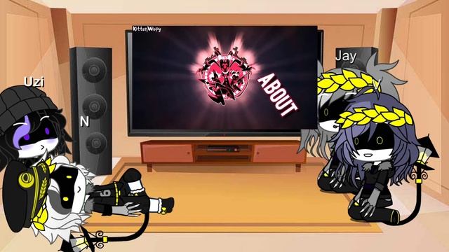 Murder drones characters react to hazbin hotel and helluva boss music videos (Vivziepop) смотреть онлайн